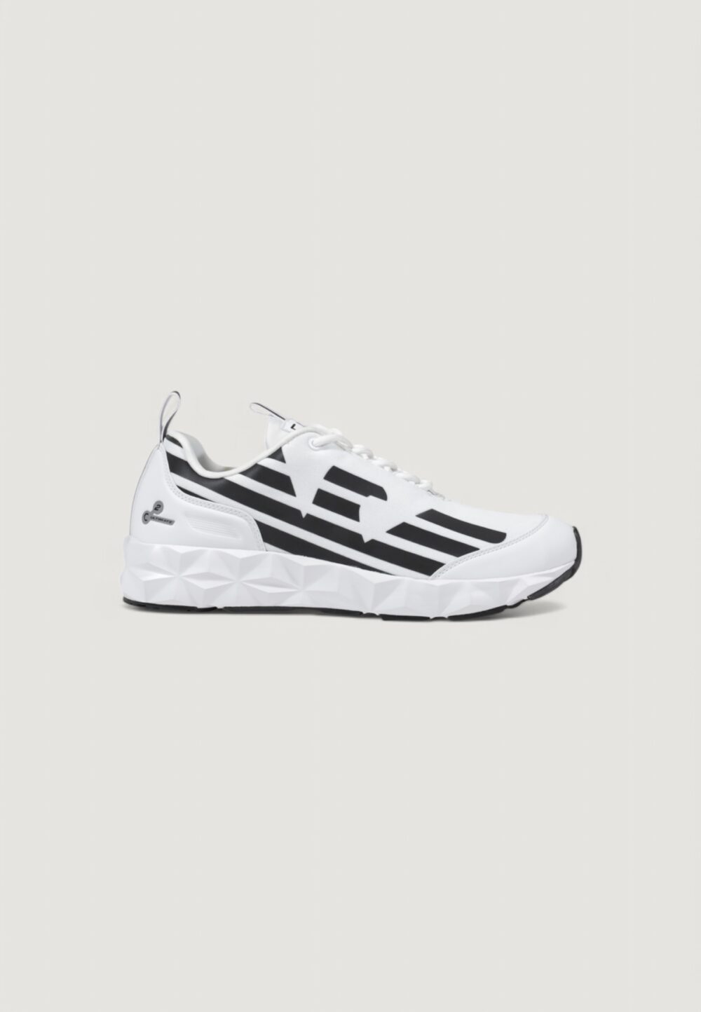 Sneakers EA7 imballo originale danneggiato - prodotto integro Bianco - Nero - Foto 1