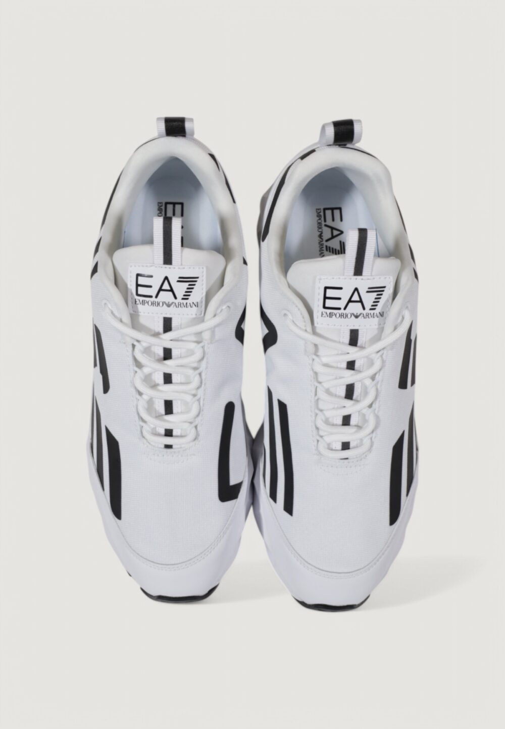 Sneakers EA7 imballo originale danneggiato - prodotto integro Bianco - Nero - Foto 2