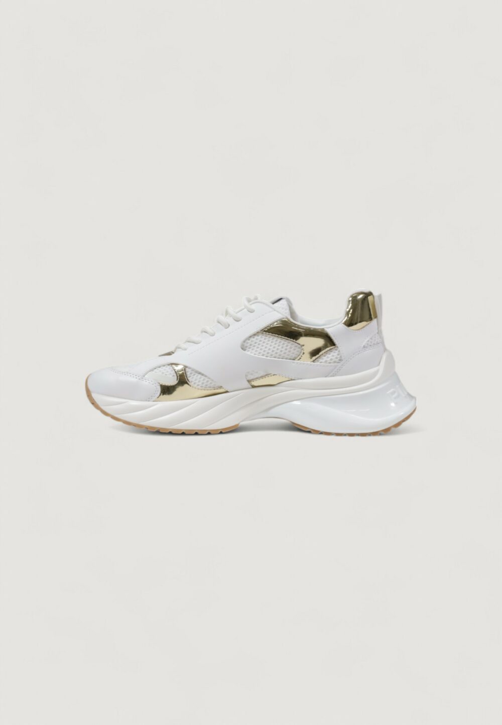 Sneakers Pinko ariel 15 - spreading/mesh/mirror Bianco - Oro - Foto 3