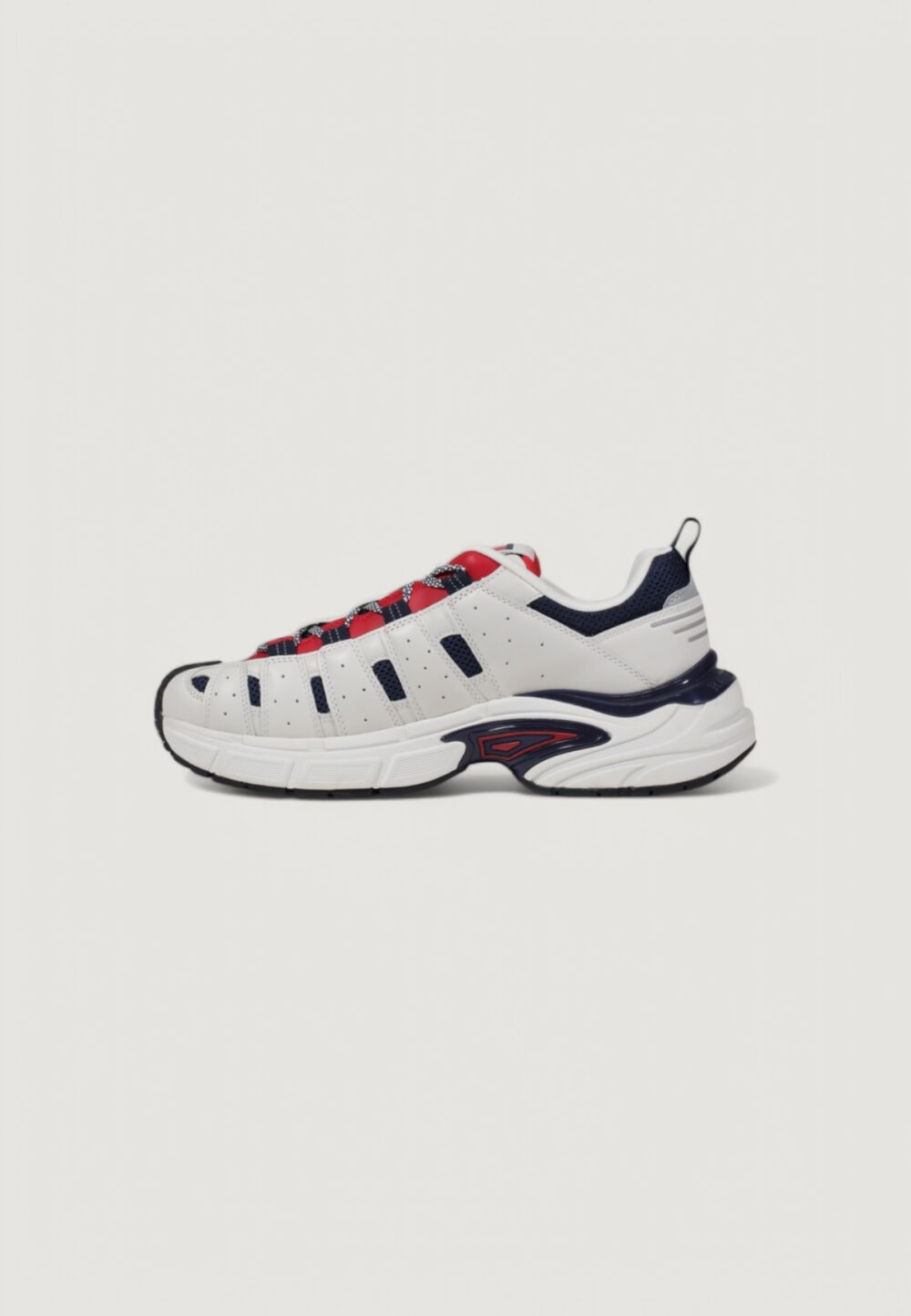 Sneakers Tommy Hilfiger Jeans archive'95 Bianco - Blu - Foto 3