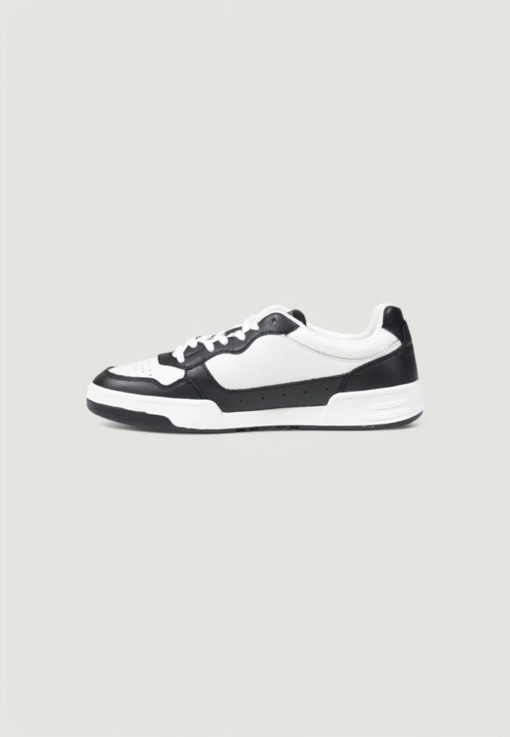 Sneakers Tommy Hilfiger Jeans tmj cupsole leather ess Bianco - Nero - Foto 3