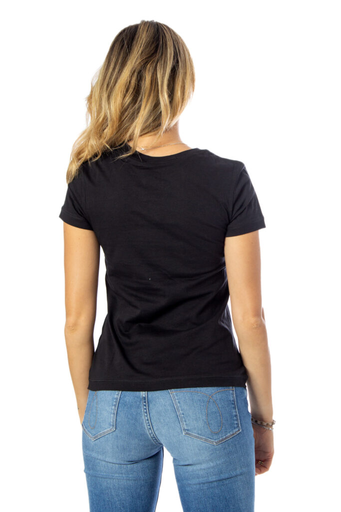 T-shirt Calvin Klein Jeans ck embroidery slim tee Nero