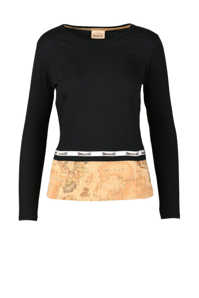 T-shirt ALVIERO MARTINI  Nero