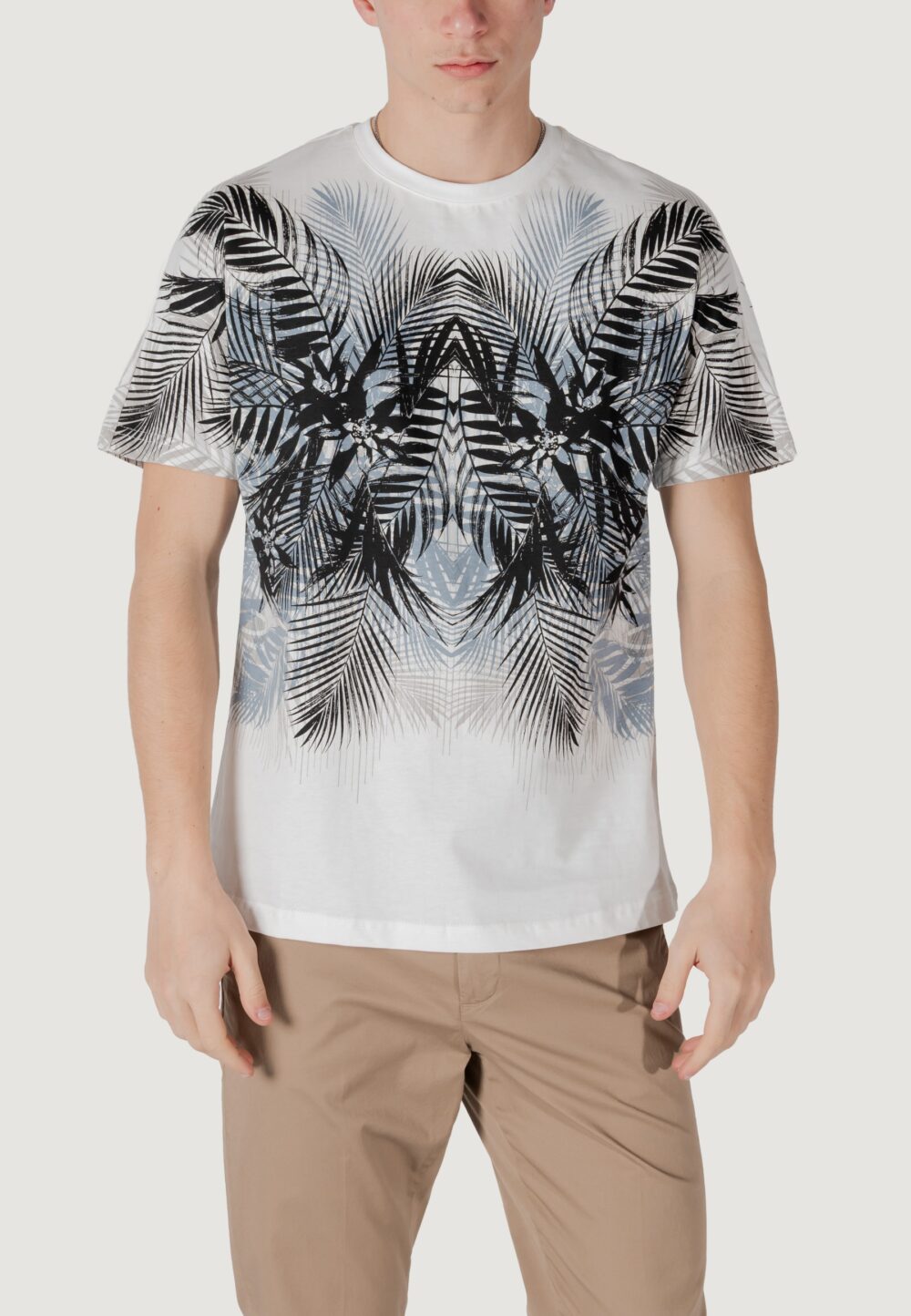 T-shirt Antony Morato regular fit logo on back Bianco - Foto 1