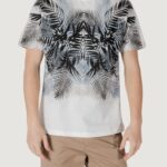T-shirt Antony Morato regular fit logo on back Bianco - Foto 1