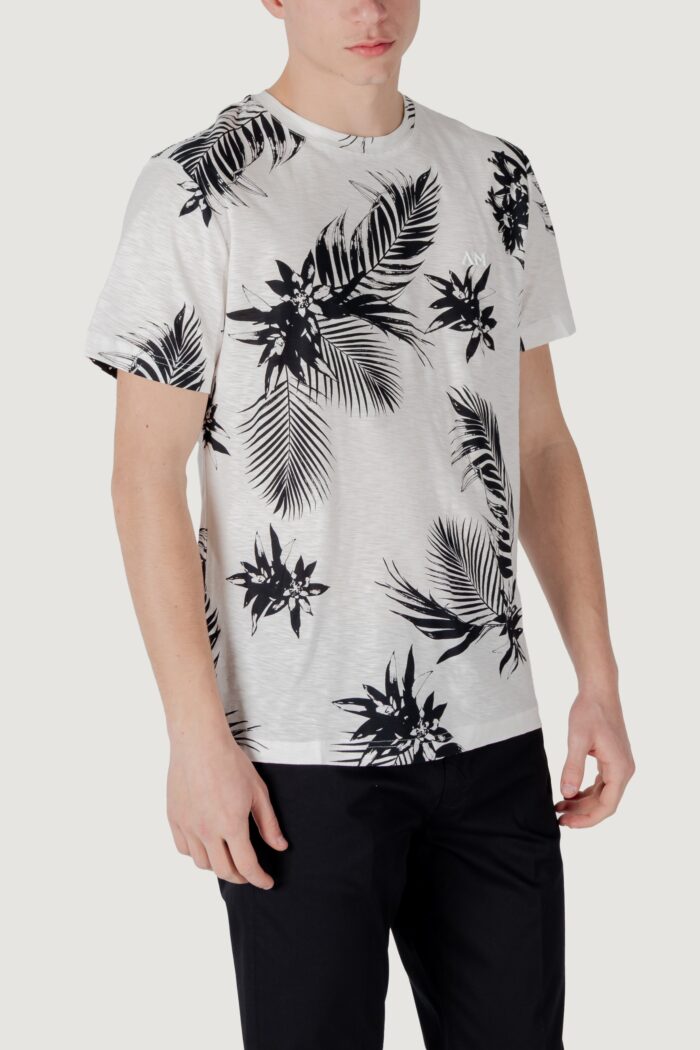 T-shirt Antony Morato regular fit with embroidered logo Bianco