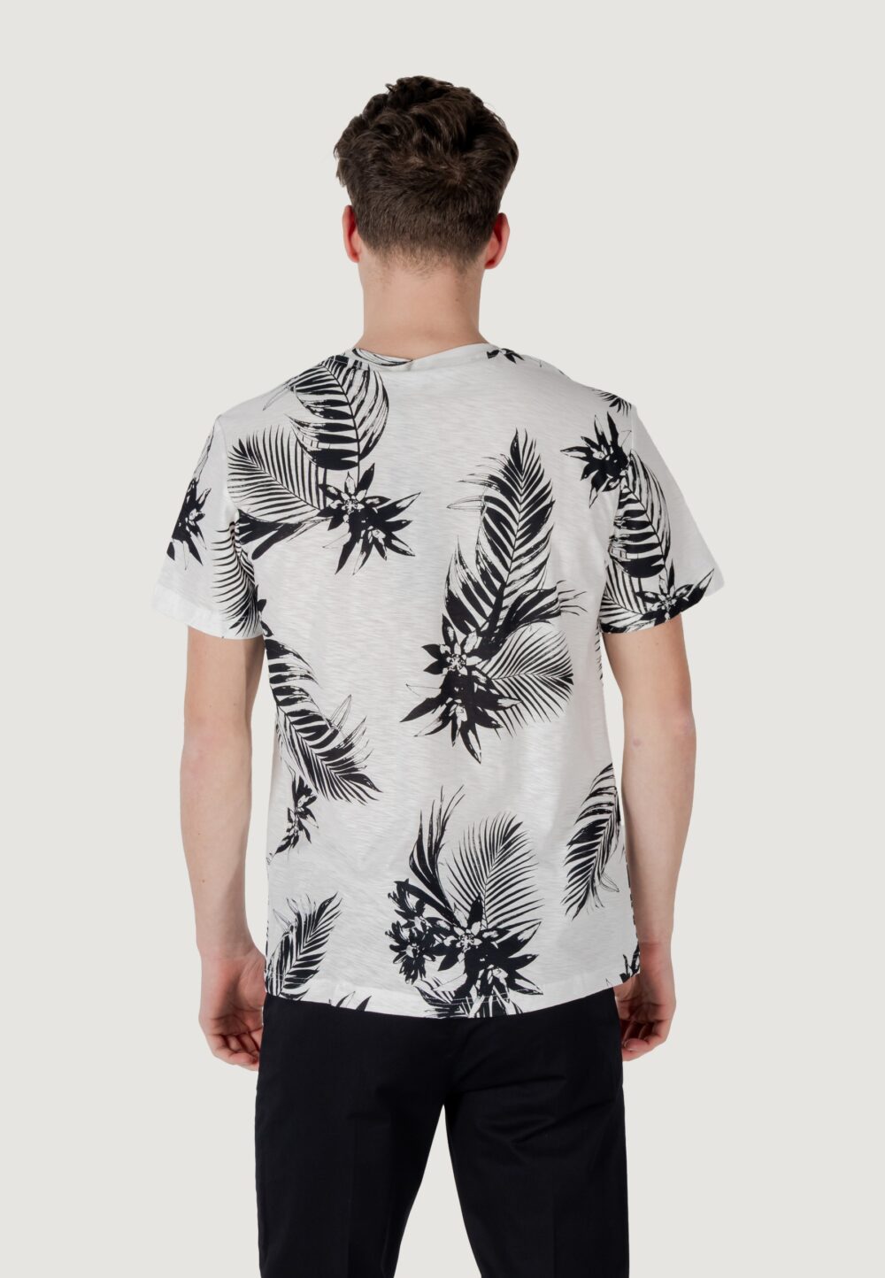T-shirt Antony Morato regular fit with embroidered logo Bianco - Foto 4