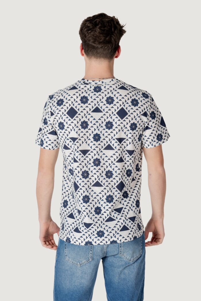 T-shirt Antony Morato regular fit with logoed metal badge Blu