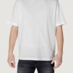 T-shirt Armani Exchange Bianco - Blu - Foto 1