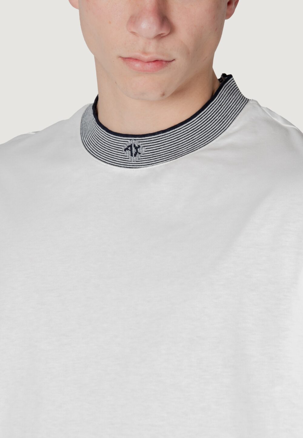 T-shirt Armani Exchange Bianco - Blu - Foto 5