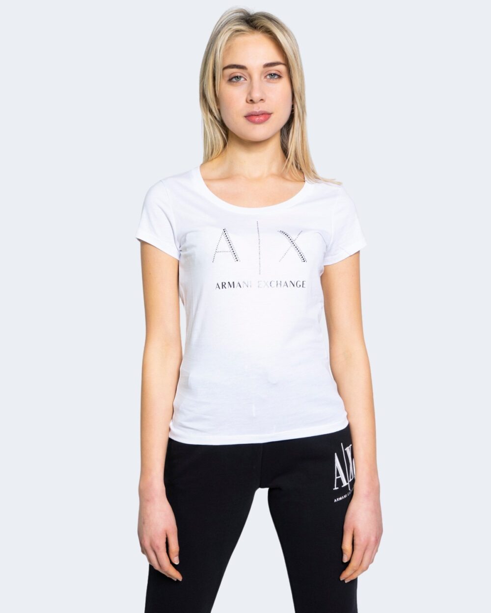 T-shirt Armani Exchange Bianco - Foto 1