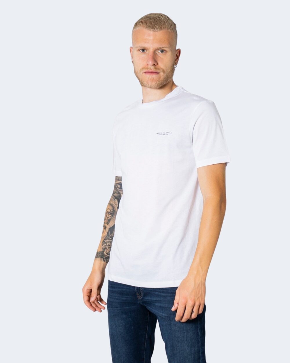 T-shirt Armani Exchange Bianco - Foto 2