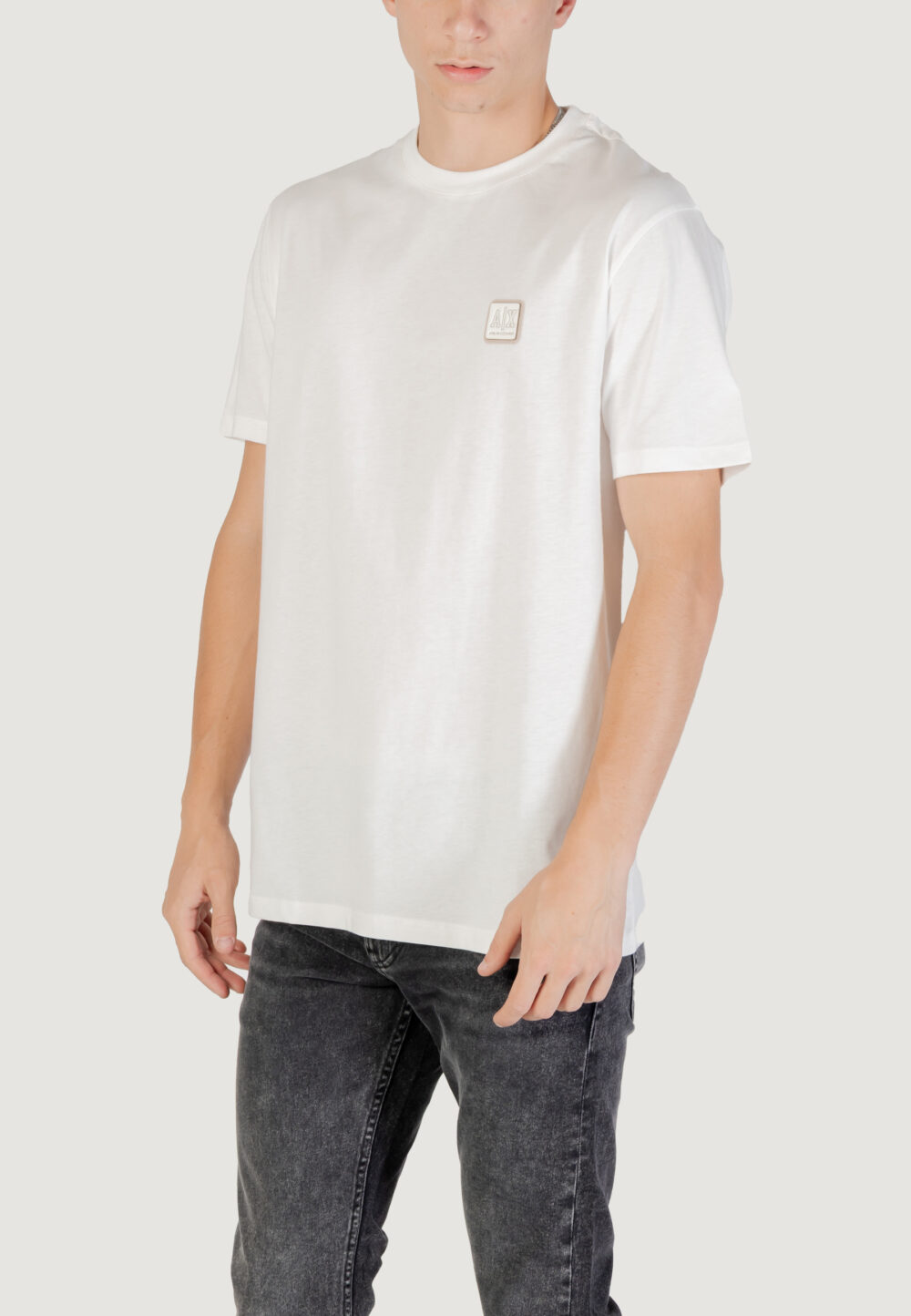 T-shirt Armani Exchange Bianco - Foto 4