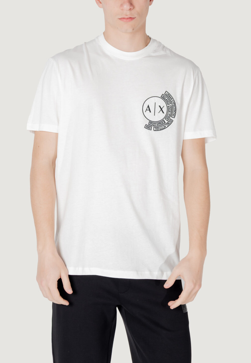 T-shirt Armani Exchange Bianco - Foto 1