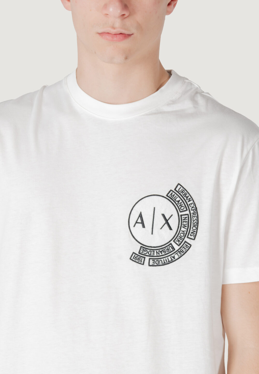 T-shirt Armani Exchange Bianco - Foto 2