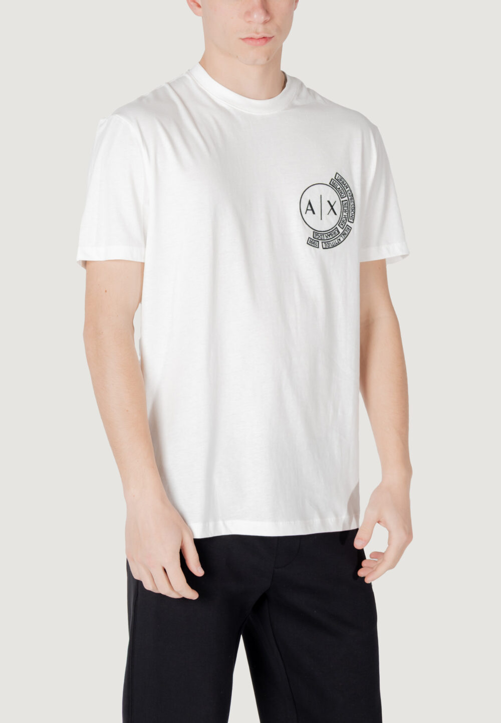 T-shirt Armani Exchange Bianco - Foto 3
