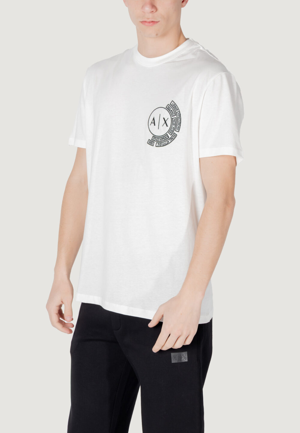 T-shirt Armani Exchange Bianco - Foto 4