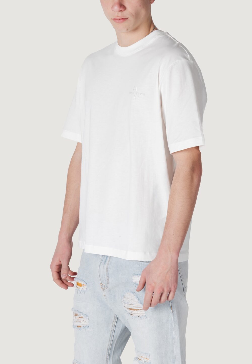 T-shirt Armani Exchange Bianco - Foto 4
