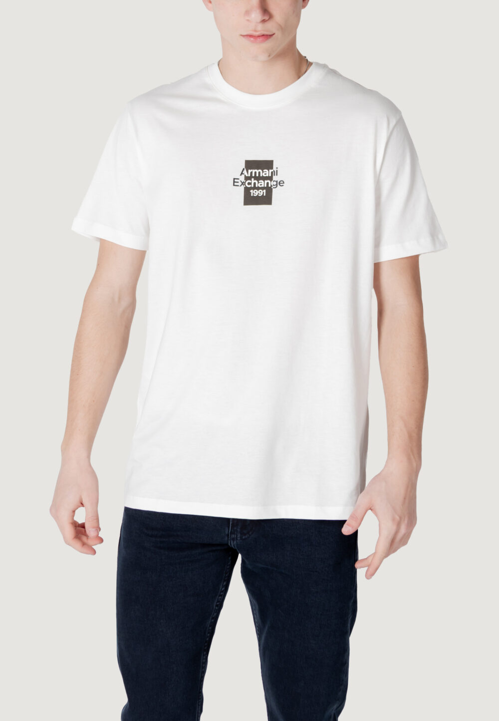 T-shirt Armani Exchange Bianco - Foto 1