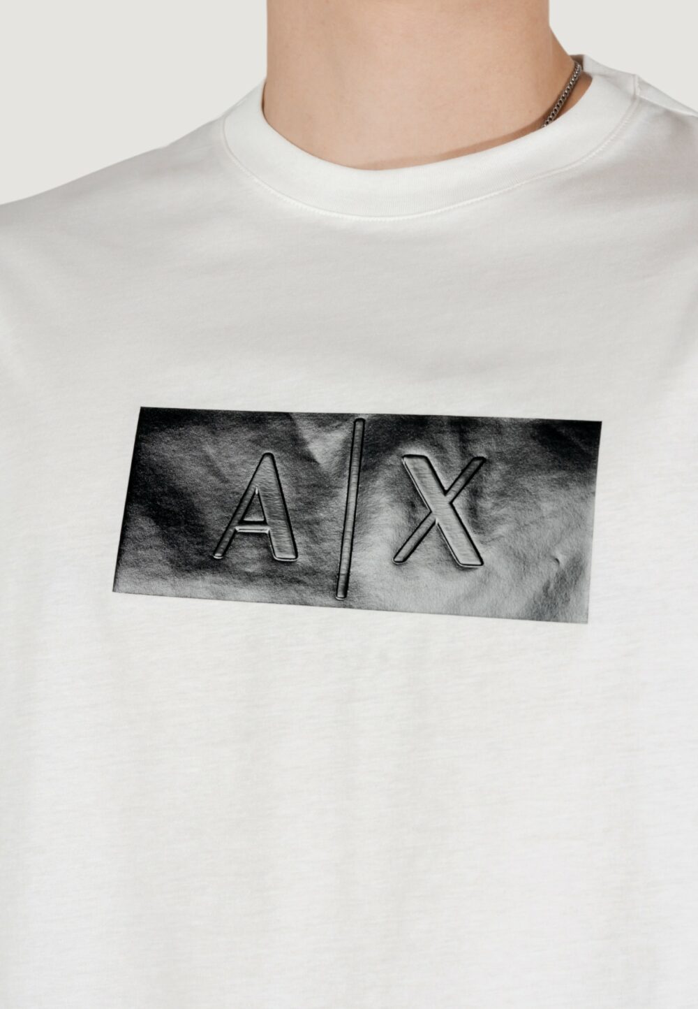 T-shirt Armani Exchange Bianco - Foto 2