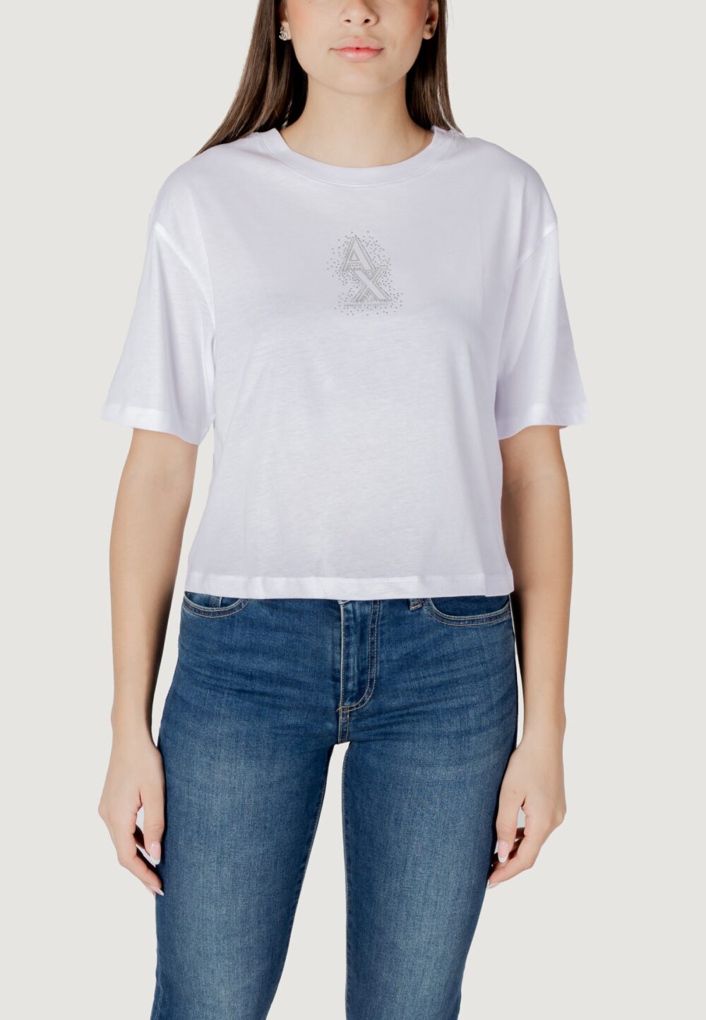 T-shirt Armani Exchange Bianco - Foto 1