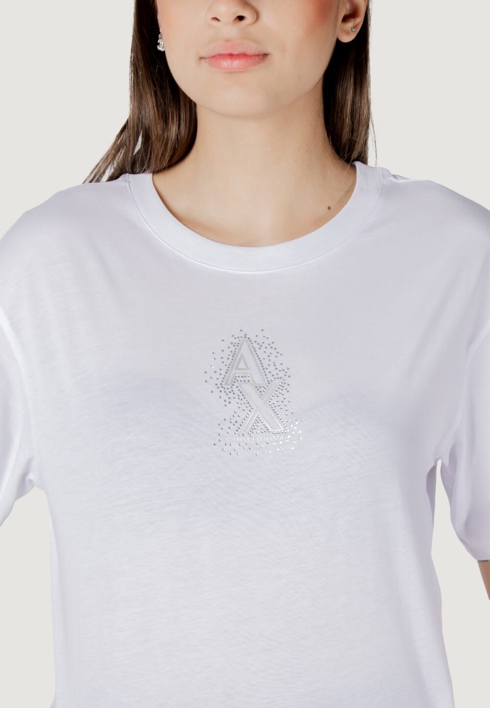 T-shirt Armani Exchange Bianco - Foto 2
