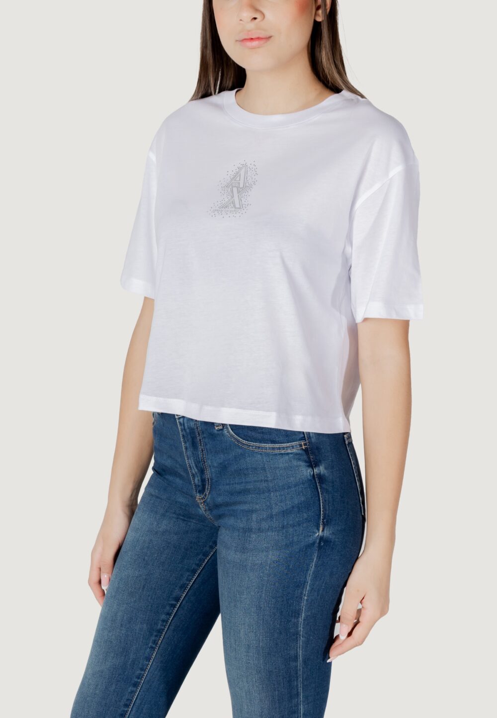 T-shirt Armani Exchange Bianco - Foto 4