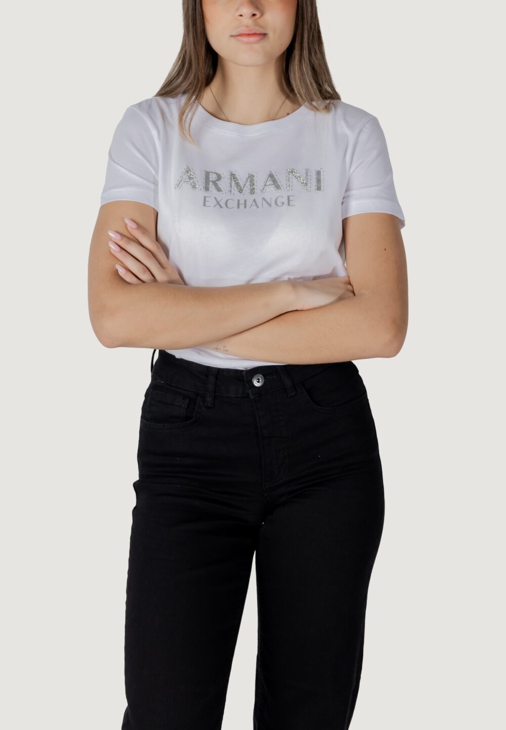 T-shirt Armani Exchange Bianco - Foto 1