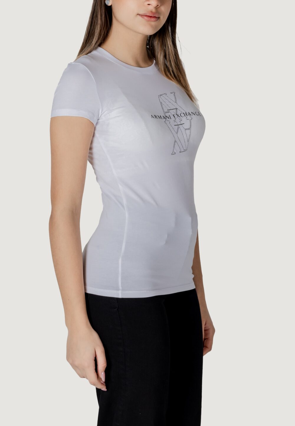 T-shirt Armani Exchange Bianco - Foto 4