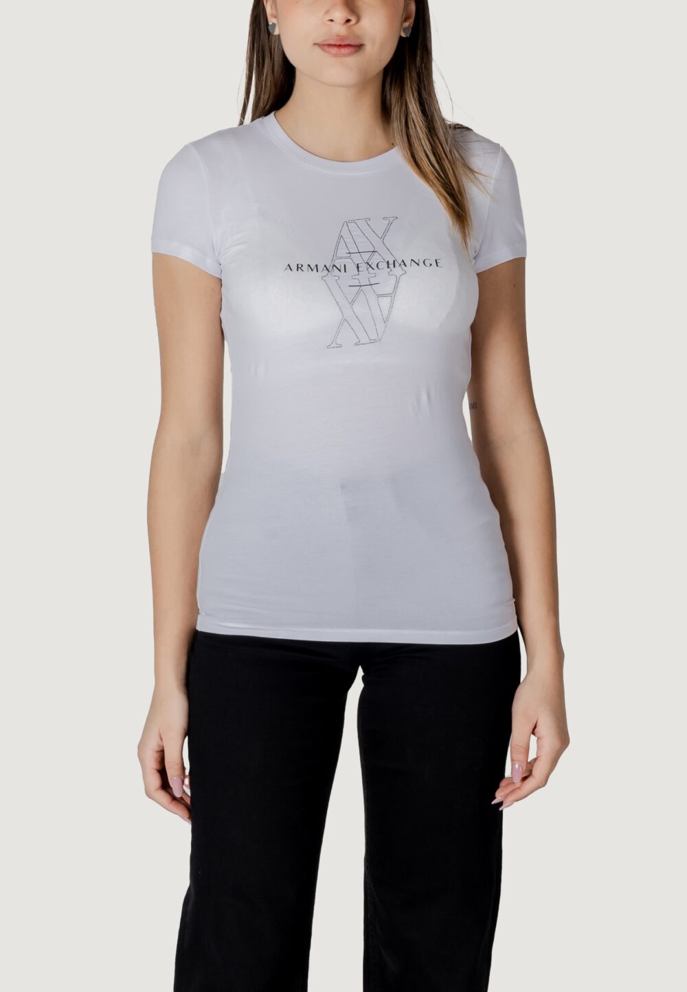 T-shirt Armani Exchange Bianco - Foto 5