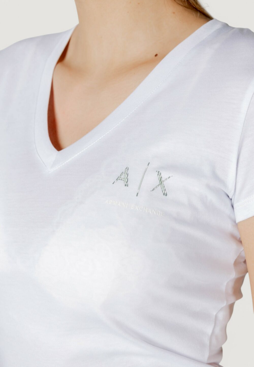 T-shirt Armani Exchange Bianco - Foto 2