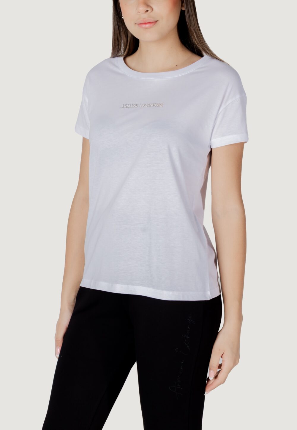 T-shirt Armani Exchange Bianco - Foto 4