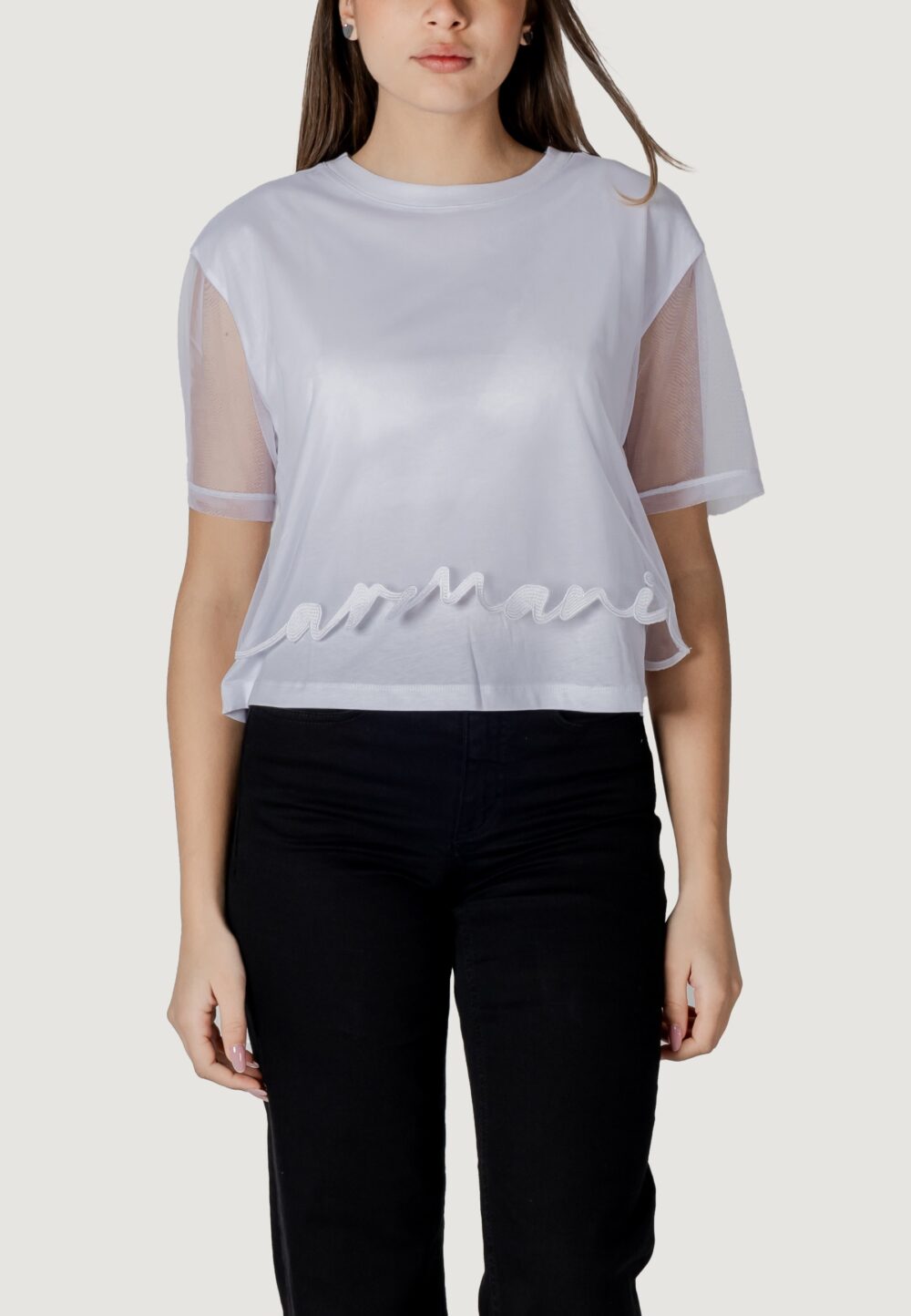 T-shirt Armani Exchange Bianco - Foto 1