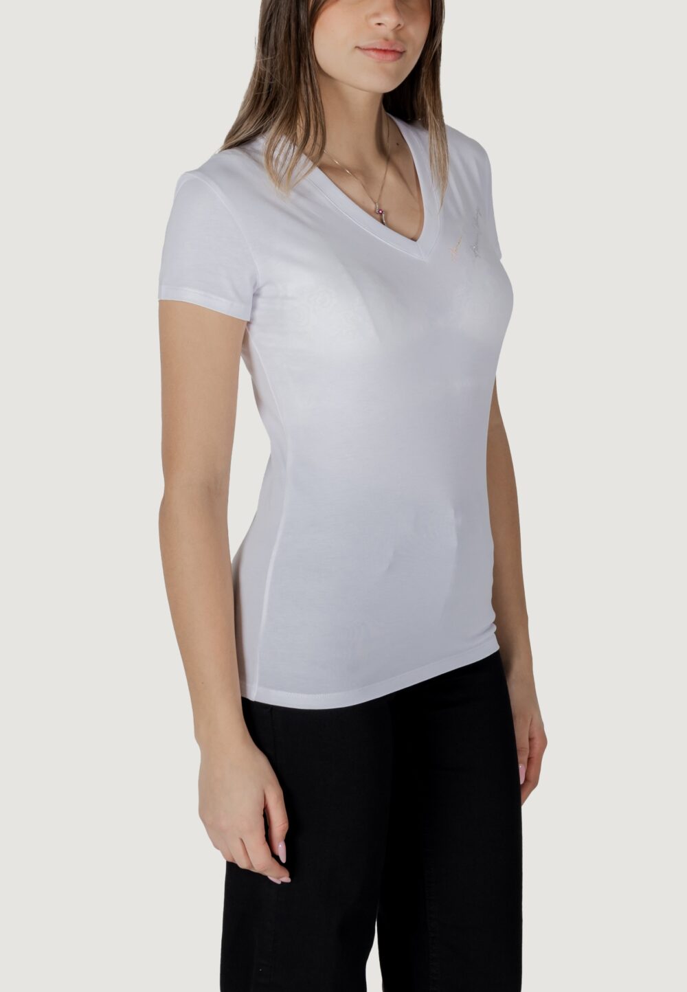 T-shirt Armani Exchange Bianco - Foto 2