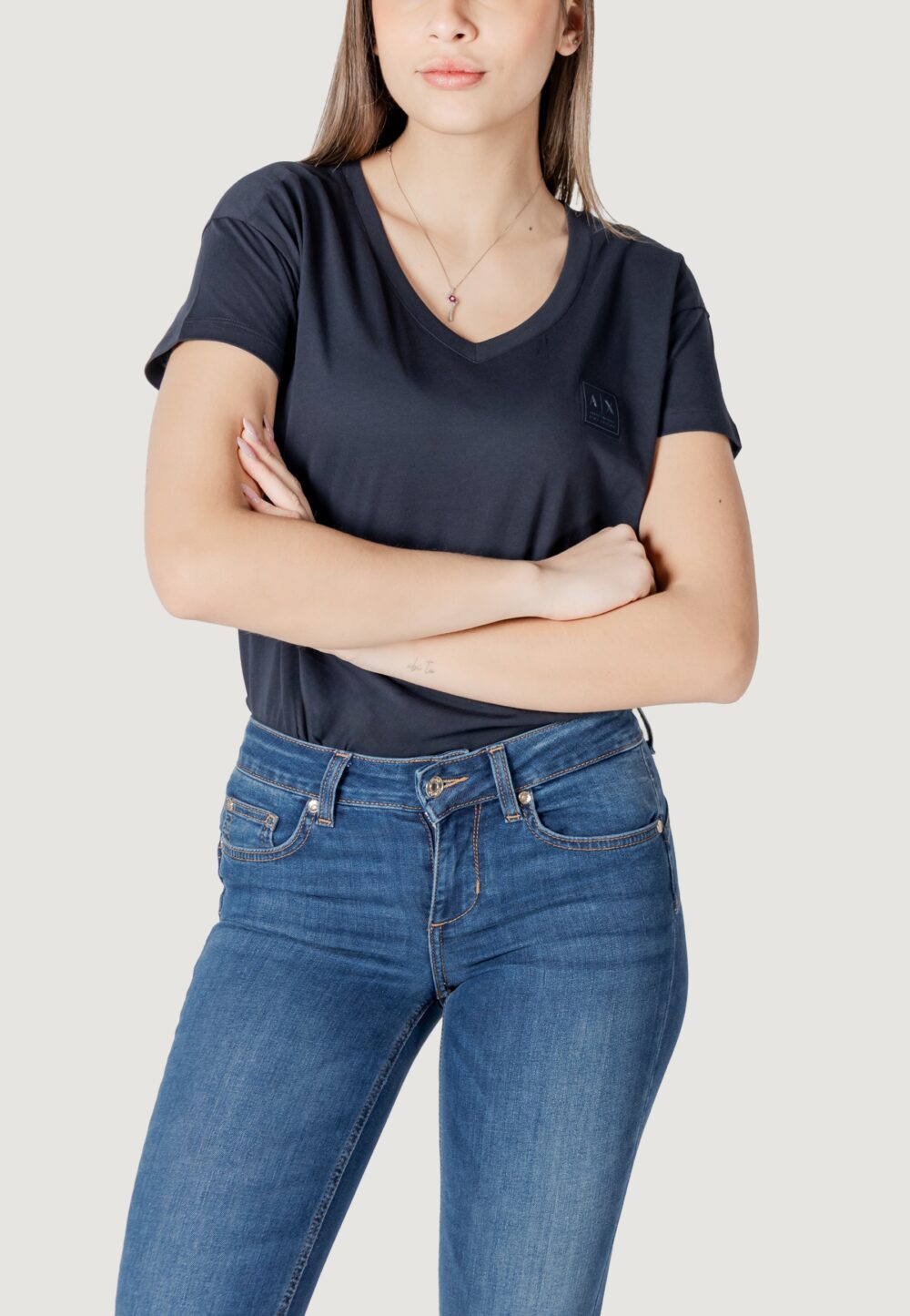 T-shirt Armani Exchange Blu - Foto 1