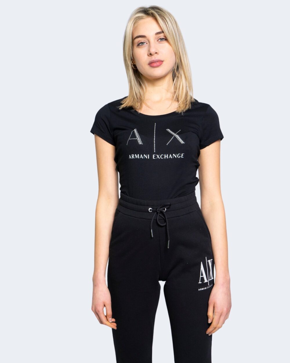 T-shirt Armani Exchange Nero - Foto 1