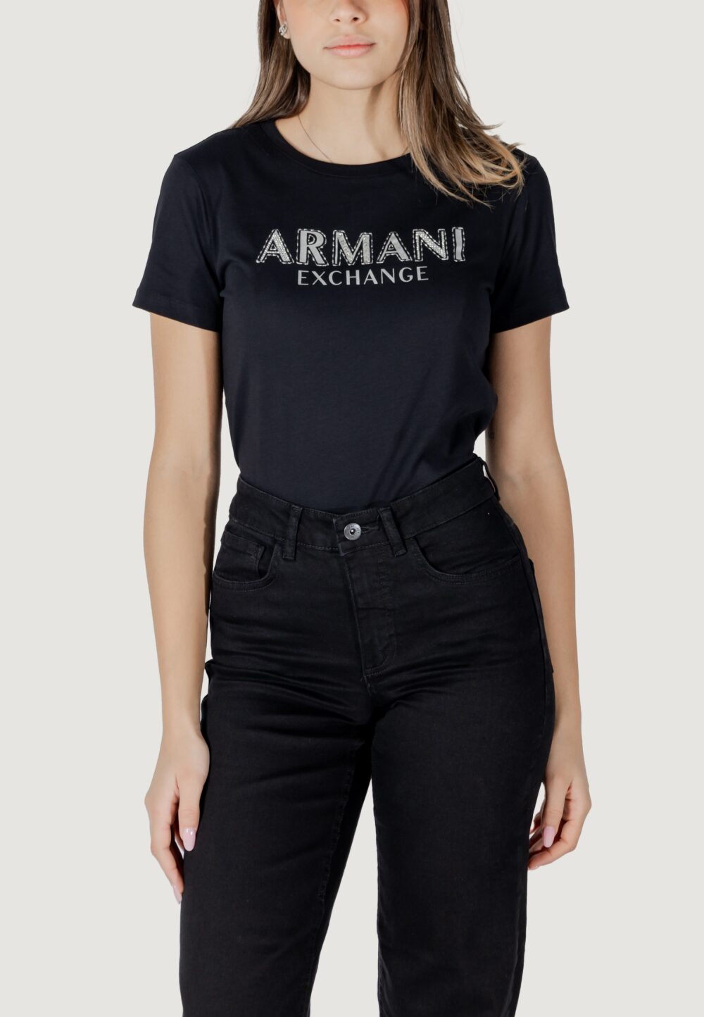 T-shirt Armani Exchange Nero - Foto 1