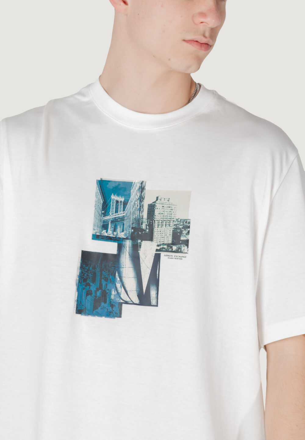T-shirt Armani Exchange Panna - Foto 2
