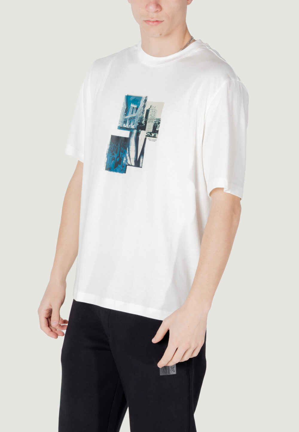 T-shirt Armani Exchange Panna - Foto 4