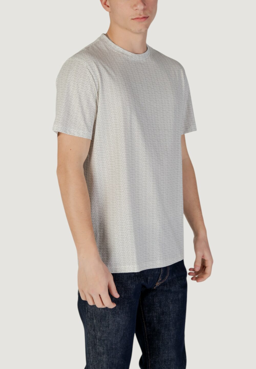 T-shirt Armani Exchange Panna - Foto 3