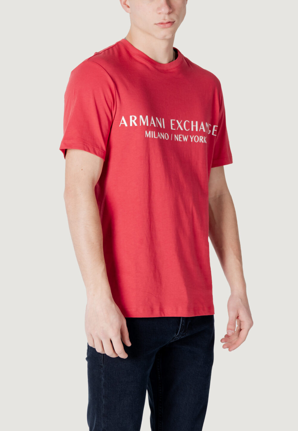 T-shirt Armani Exchange Rosso - Foto 3