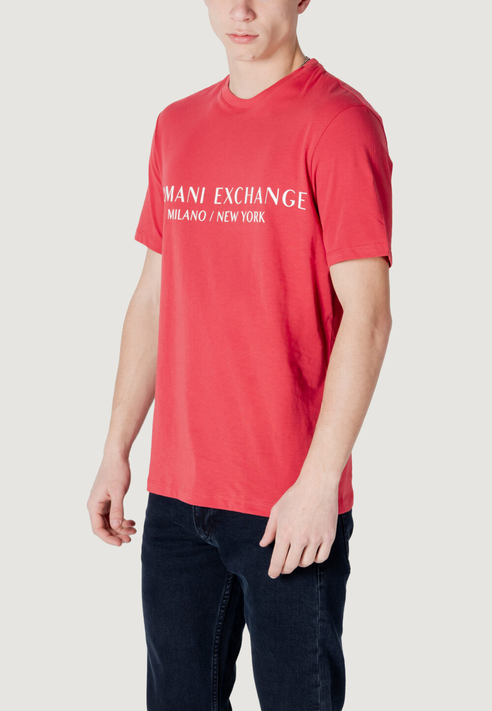 T-shirt Armani Exchange Rosso - Foto 4