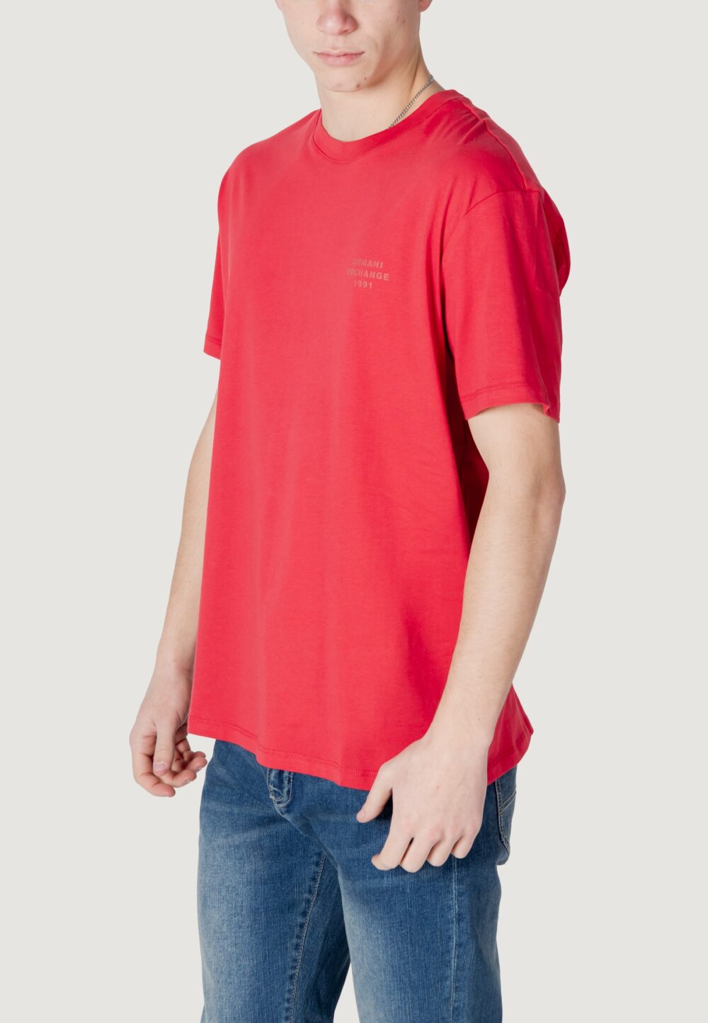 T-shirt Armani Exchange Rosso - Foto 2