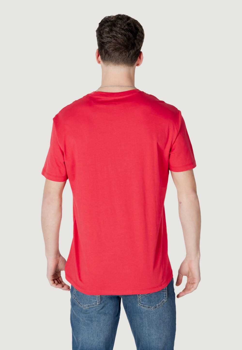 T-shirt Armani Exchange Rosso - Foto 4