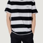 T-shirt Boss talesstripe 10252438 01 Nero - Foto 1