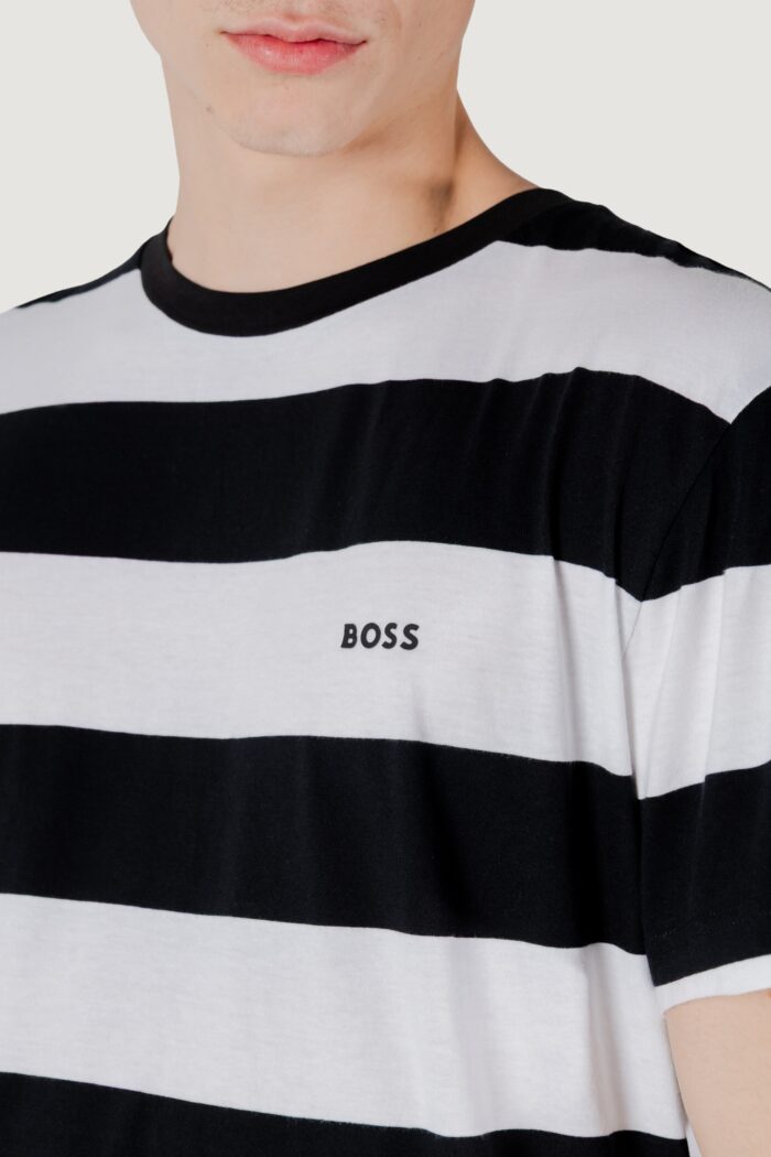 T-shirt Boss talesstripe 10252438 01 Nero