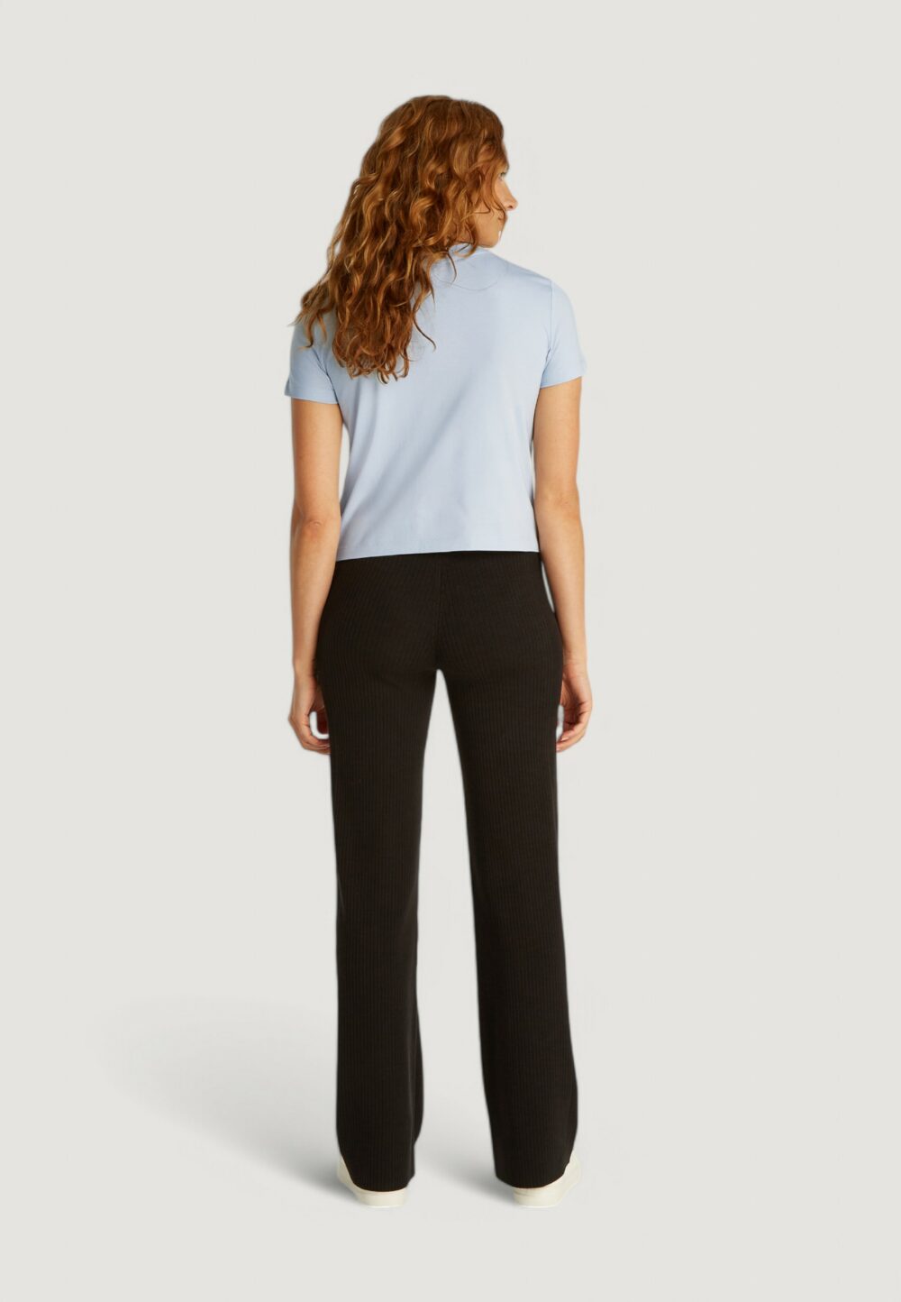 T-shirt Calvin Klein Jeans front photo graphic Celeste - Foto 5
