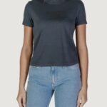 T-shirt Calvin Klein Jeans washed puff print Nero - Foto 1