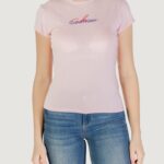 T-shirt Calvin Klein Jeans ss script ck Rosa - Foto 1
