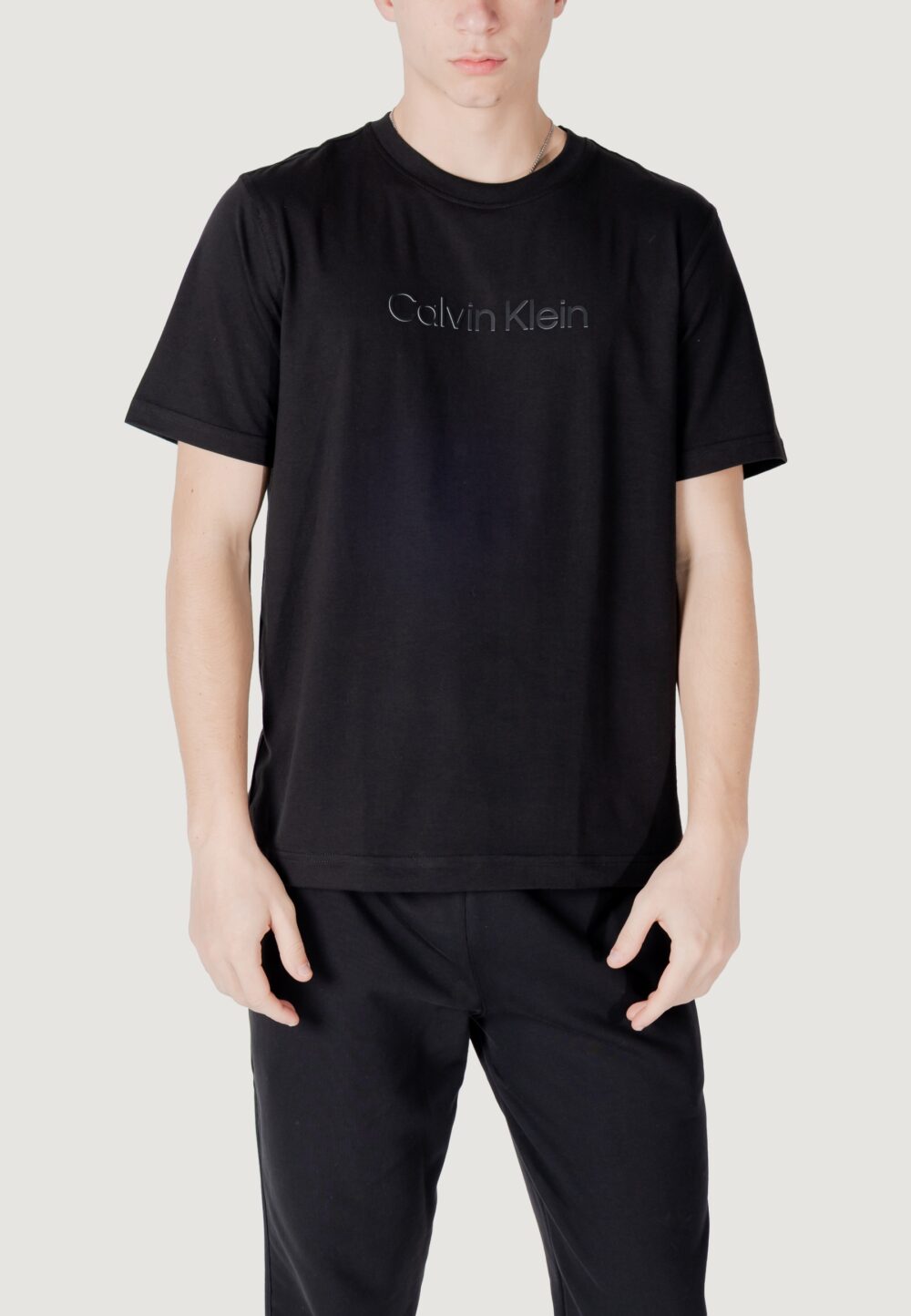 T-shirt Calvin Klein Sport graphic s/s Nero - Foto 5